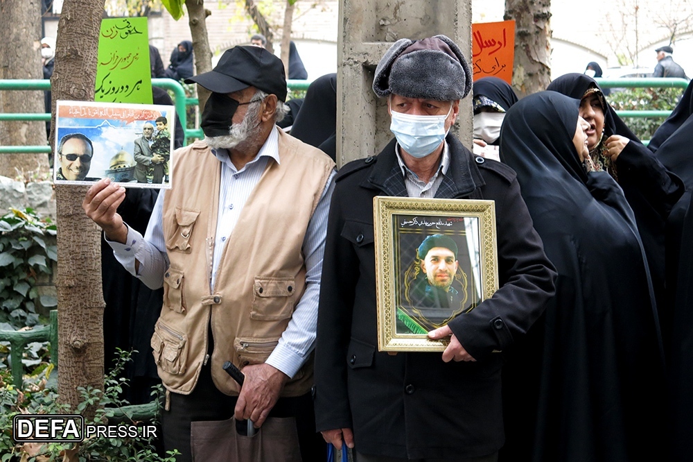 اعتراض خانواده شهدا به توطئه علیه ایران در سازمان ملل
