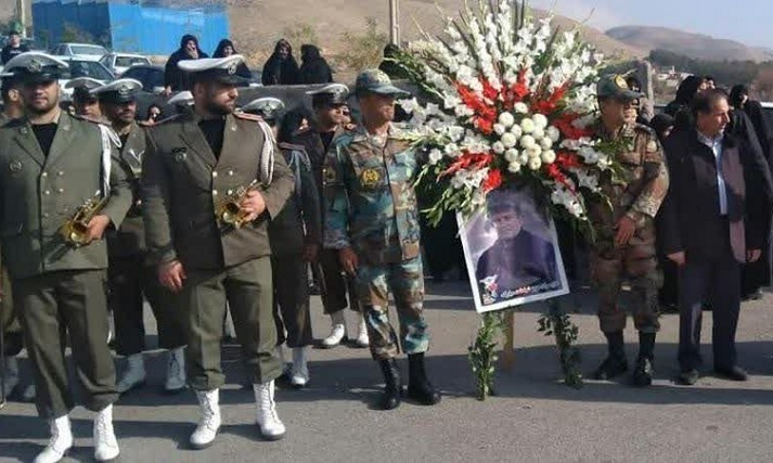 برگزاری مراسم تشییع پیکر مطهر جانباز ارتشی شهید مرادی گروسی