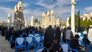 اجتماع دانشجویان کرمان در جوار مرقد مطهر شهید سلیمانی