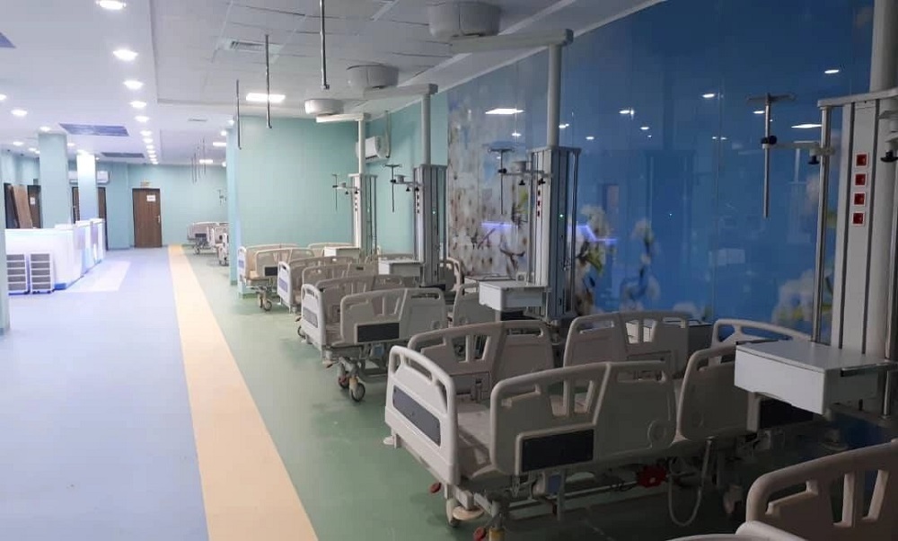 ساخت مگا آی‌سی‌یو ۴۰ تخت‌خوابی برکت بیمارستان گلستان