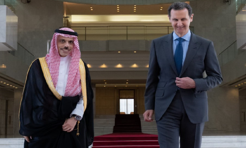 بن فرحان در دیدار با اسد: عربستان خواستار حفظ تمامیت ارضی سوریه است