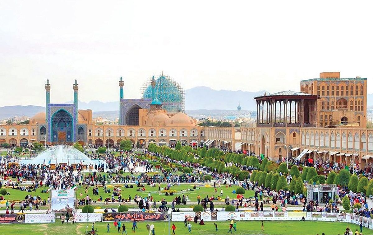 ورودی گردشگران نوروزی به اصفهان به مرز ۷ میلیون نفر رسید