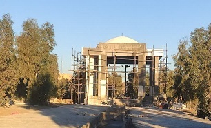 یادمان دو شهید گمنام سلفچگان قم بزودی تکمیل می‌شود