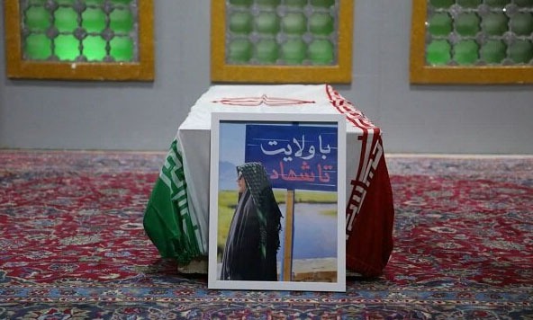 تشییع پیکر یکی از شهدای انفجار تروریستی سالگر شهید سلیمانی در تهران برگزار می‌شود