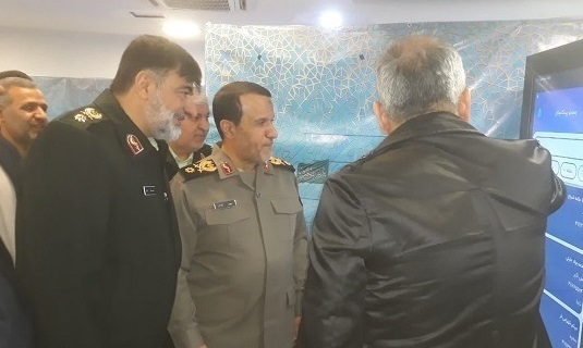 سردار «رادان» از غرفه قم در نمایشگاه «دستاورد‌های بنیاد حفظ آثار دفاع مقدس در حوزه فضای مجازی بازدید کرد