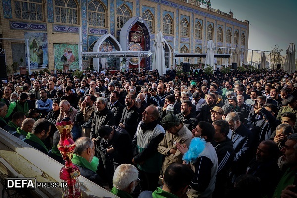 پیکر شهید «عادل رضایی» در جوار حاج قاسم آرام گرفت+تصاویر