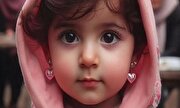 عکس/ اثر جدید روح‌الامین از دختر کاپشن صورتی