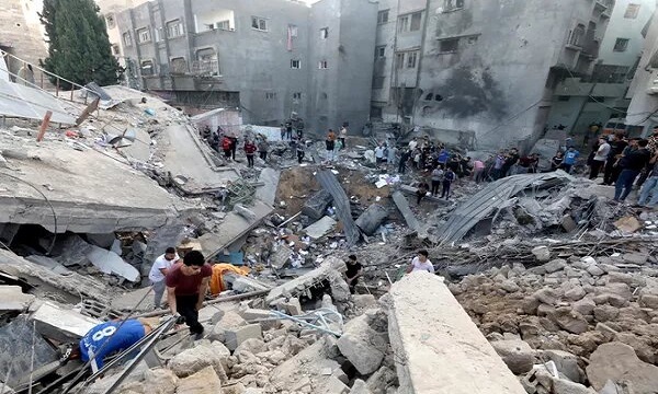 شهادت ۱۵ فلسطینی در حمله صهیونیست‌ها به خانه‌ای در رفح