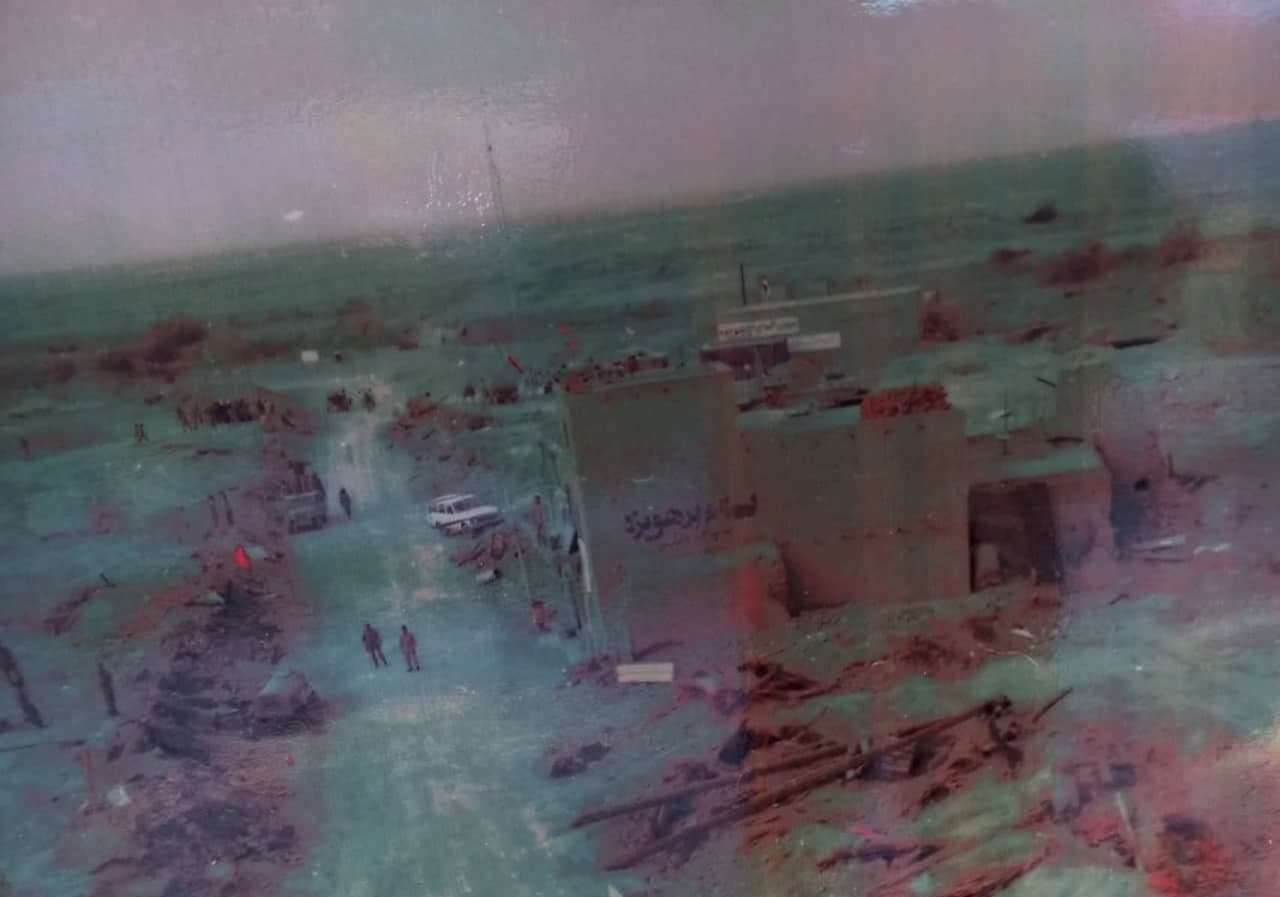 برپایی نمایشگاه عکس ویرانی هویزه به دست رژیم بعث