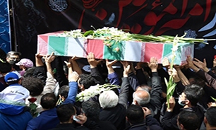 مراسم تشییع و تدفین شهید گمنام در امیدیه برگزار شد