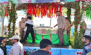 پیکر مطهر یک شهید گمنام زیارتگاه مردم اندیکای خوزستان شد