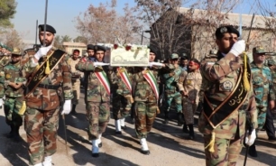 شهید گمنام سال‌های دفاع مقدس در گروه ۵۵ ارتش خاکسپاری شد