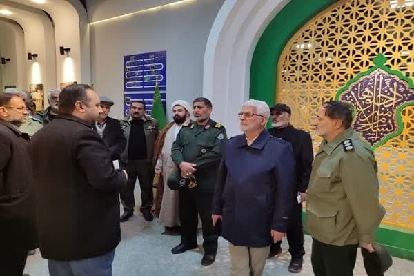 بازدید مدیران اداره‌کل حفظ آثار دفاع مقدس خراسان رضوی از رواق خدمت+ تصاویر