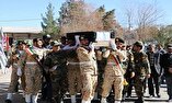 پیکر مادر شهید سرلشکر خلبان «احمدی‌پورفرسنگی» در کرمان تشییع شد