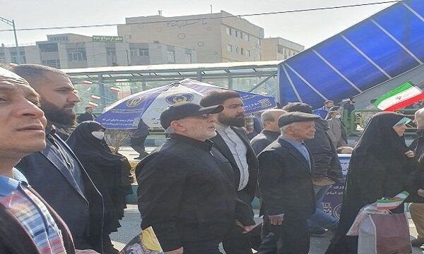 حضور «سردار اسماعیل قاآنی» در راهپیمایی ۲۲ بهمن