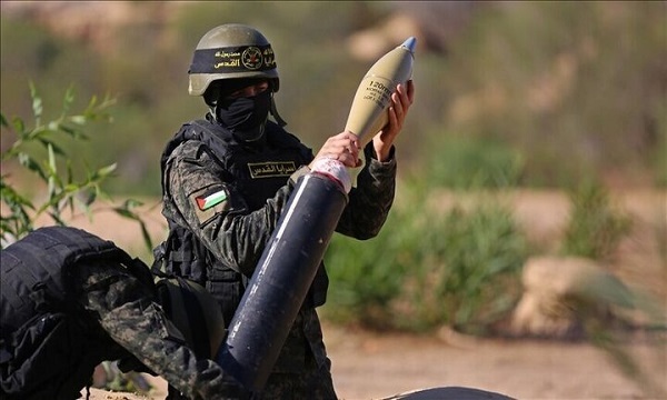 منهدم شدن مقر فرماندهی نظامیان صهیونیست در جنوب غزه