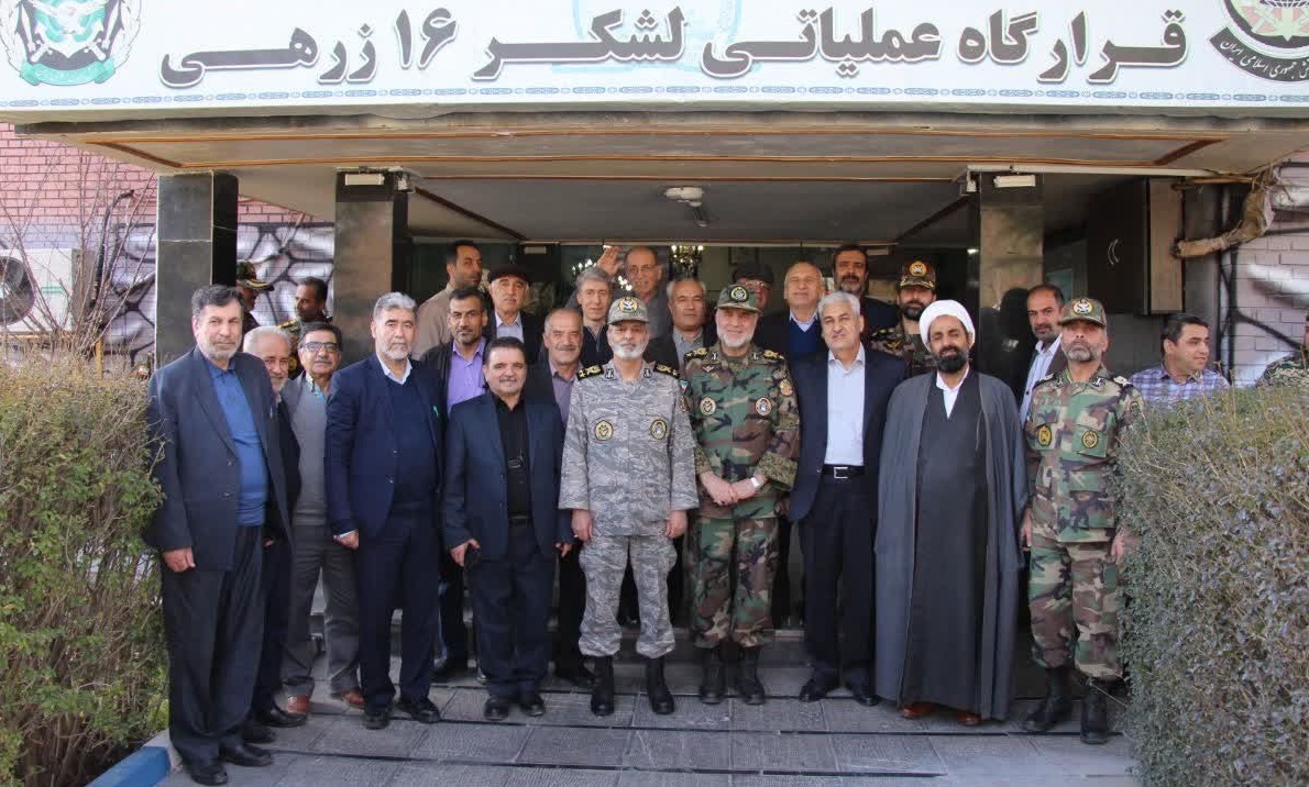 دیدار فرمانده کل ارتش با جمعی از رزمندگان و جانبازان دفاع مقدس استان قزوین