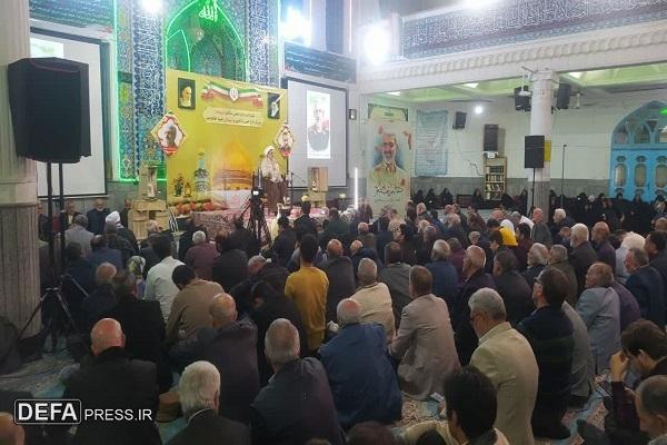 مراسم نکوداشت یازدهمین سالگرد شهادت حاج «حسن شاطری» و شهدای جبهه مقاومت در سمنان