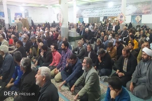 مراسم نکوداشت یازدهمین سالگرد شهادت حاج «حسن شاطری» و شهدای جبهه مقاومت در سمنان