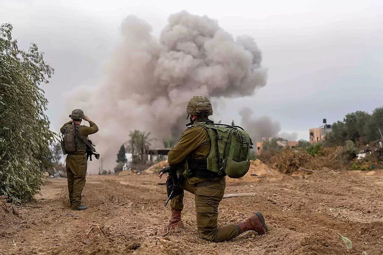 بمباران بخش‌های مختلف نوار غزه توسط رژیم صهیونیستی/ هلاکت ۲۲۱ نظامی در نبرد زمینی علیه غزه