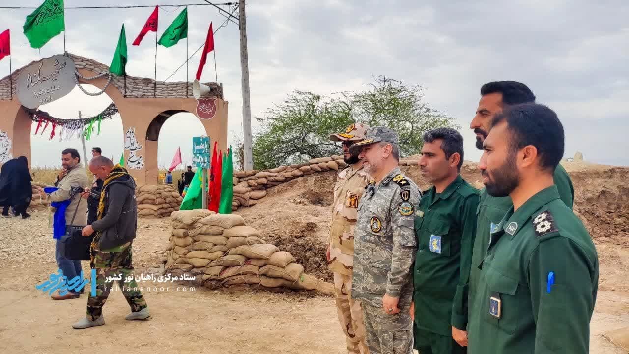 امیر سرتیپ «سهرابی» از مناطق عملیاتی دفاع مقدس بازدید کرد