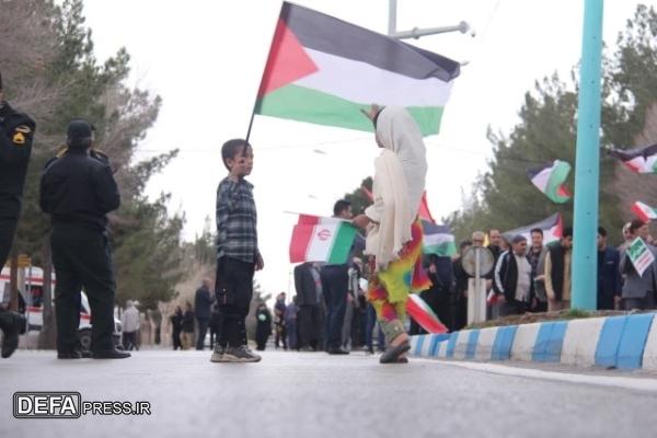 راهپیمایی ضد اسرائیلی در کرمان