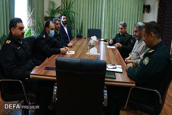 اداره کل حفظ آثار دفاع مقدس البرز و آموزشگاه شهید چمران فراجا تفاهم نامه همکاری منعقد کردند