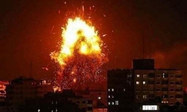 انفجار‌های متعدد در نوار غزه