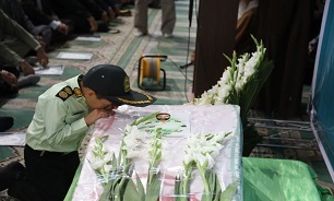 مراسم وداع و تشییع با پیکر شهید «محمدرضا اسداللهی» در بیرجند برگزار شد