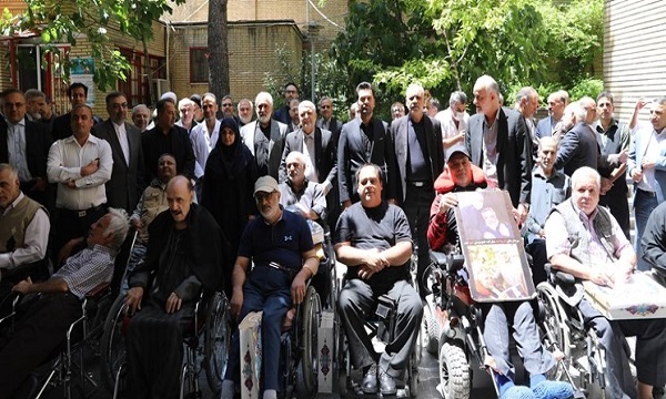 مدیران وزارت خارجه و روسای نمایندگی‌های ایران در خارج از کشور در آسایشگاه جانبازان