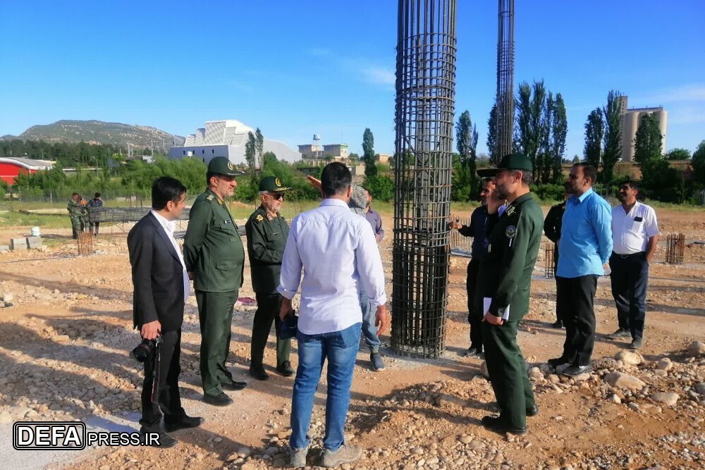سردار «مطهری» از پروژه مرکز فرهنگی دفاع مقدس کهگیلویه و بویراحمد بازدید کرد