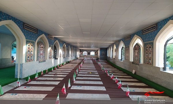 برگزاری مراسم زیارت عاشورا یادبود شهید«رحمت پناه» در چالوس