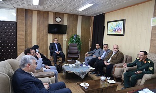 نشست مشترک سردار وحیدی با مدیرکل آموزش و پرورش آذربایجان غربی