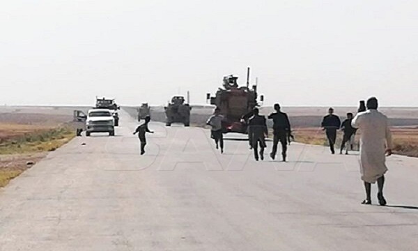 جابه‌جایی عناصر داعش در نوار مرزی عراق و سوریه توسط نظامیان آمریکایی