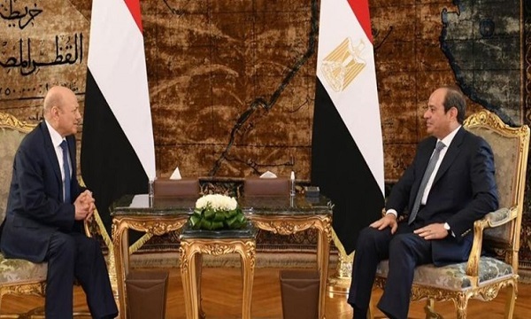 گفت‌وگوی السیسی و العلیمی درباره پایان جنگ در یمن