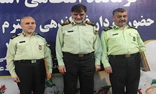 تبریک سردار «مرادحاجتی» به فرمانده جدید نیروی انتظامی خوزستان