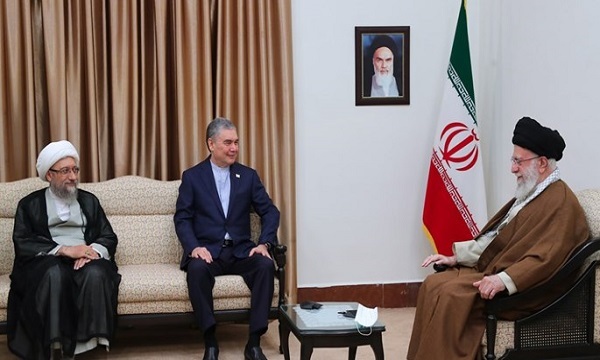 رئیس شورای مصلحت خلق ترکمنستان با رهبر معظم انقلاب اسلامی دیدار کرد