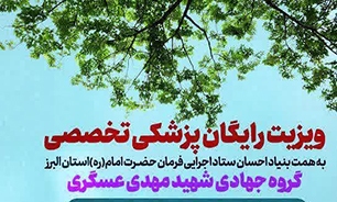 ورزشگاه ۹دی میزبان گروه جهادی پزشکی شهید عسگری خواهد بود