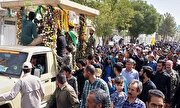 مردم رفسنجان شهید «مدافع حرم» را تا آرامگاه ابدی‌اش بدرقه کردند+ تصاویر
