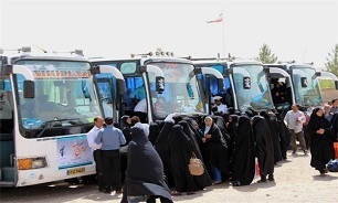 حرکت کاروان رهروان امام روح الله از بهشت صادق به سوی بهشت زهرا