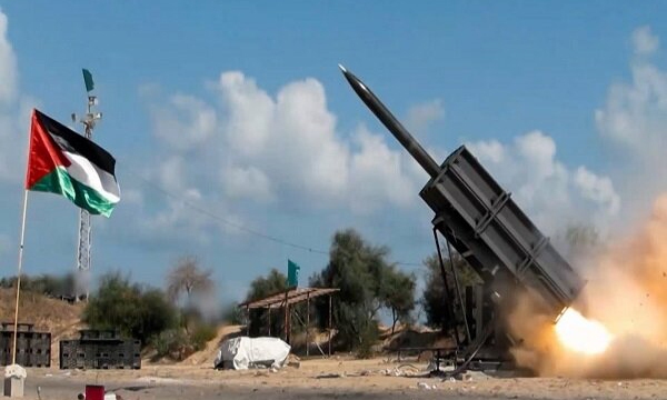 آزمایش جدید موشکی مقاومت در سواحل غزه