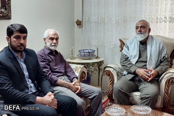 دیدار سردار نقدی با خانواده شهیدان «حیدری و عابدینی‌نیا»+تصاویر