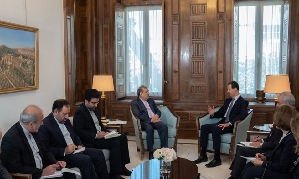 خاجی با رئیس جمهور سوریه دیدار کرد