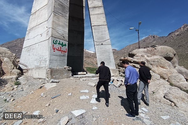 آغاز ساخت یادمان شهدای دشت میشان همدان +تصاویر