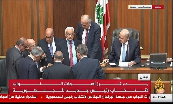 پارلمان لبنان برای دوازدهمین‌بار در انتخاب رئیس‌جمهور ناکام ماند