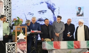ششمین سالگرد شهید مدافع امنیت «حسن عشوری» در رودسر برگزار شد