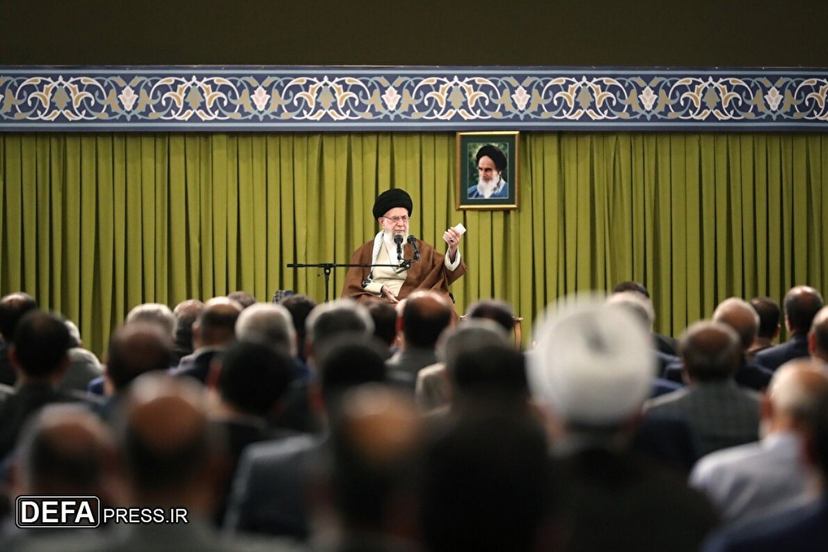 تصاویر/ دیدار نمایندگان مجلس شورای اسلامی با امام خامنه‌ای