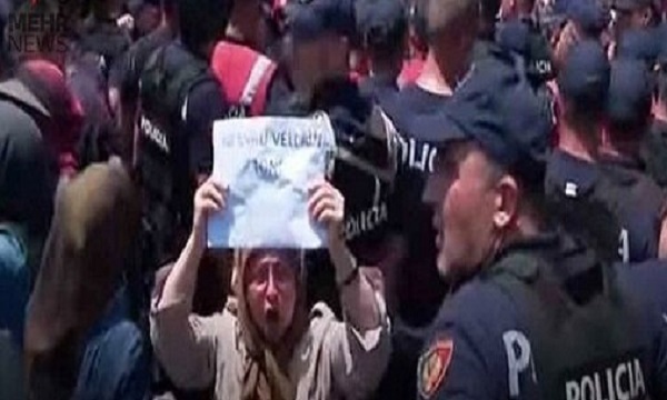 واکنش آمریکا به حمله پلیس آلبانی به پایگاه گروهک منافقین