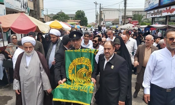 کاروان «زیر سایه خورشید» به شهرستان بابلسر رسید