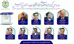 رئیس و اعضای ستاد انتخابات استان اردبیل منصوب شدند